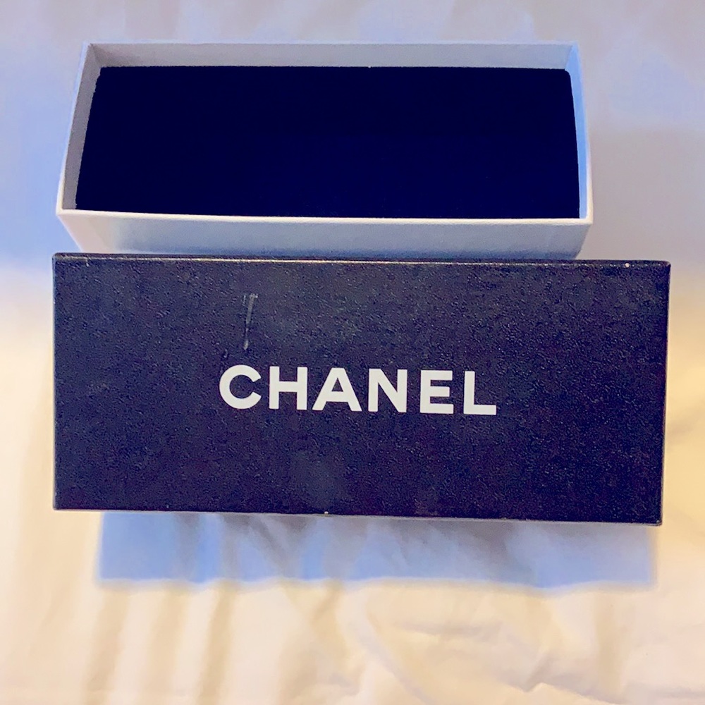 CHANEL EYEGLASS SUNGLASSES HARD BLACK BOX